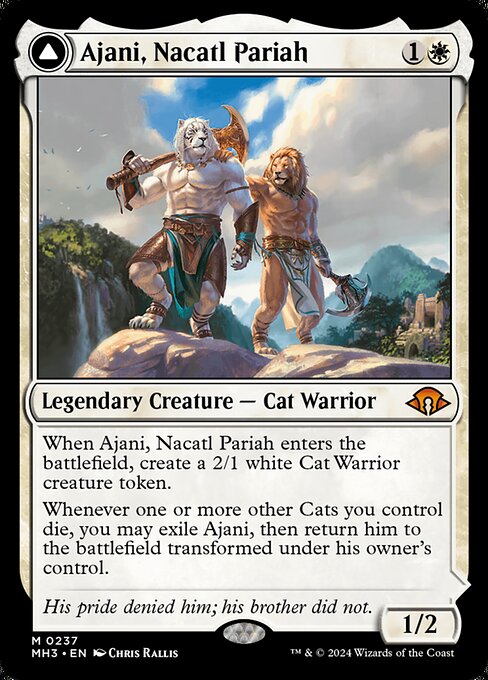 Ajani, Nacatl Pariah // Ajani, Nacatl Avenger from Modern Horizons 3