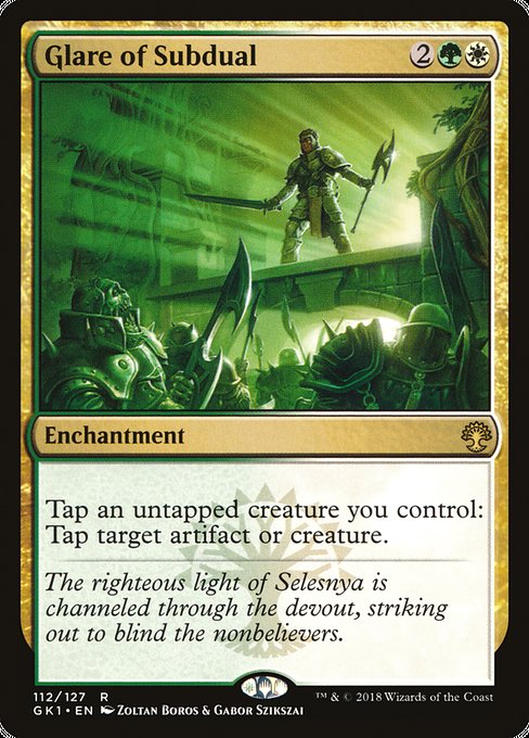 Glare of Subdual highlighted card art