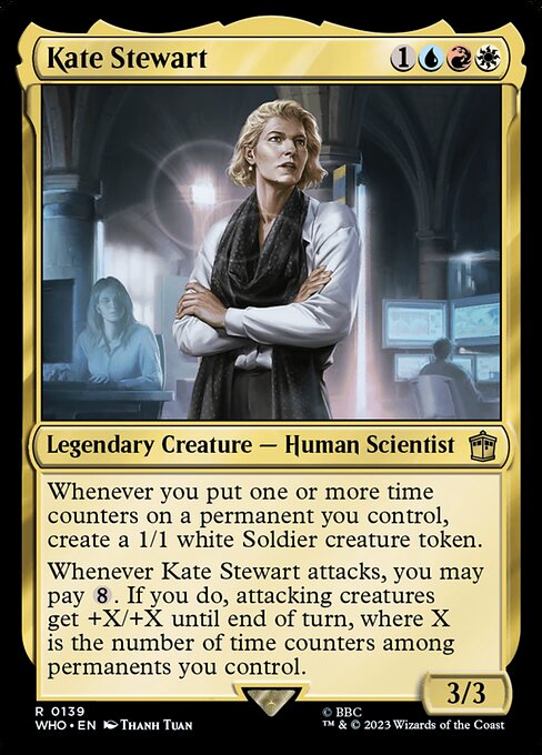 Kate Stewart highlighted card art