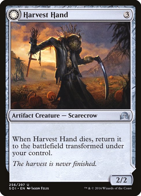Harvest Hand // Scrounged Scythe from Shadows over Innistrad