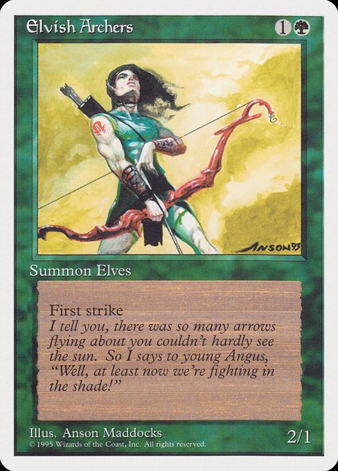 Elvish Archers from Rivals Quick Start Set