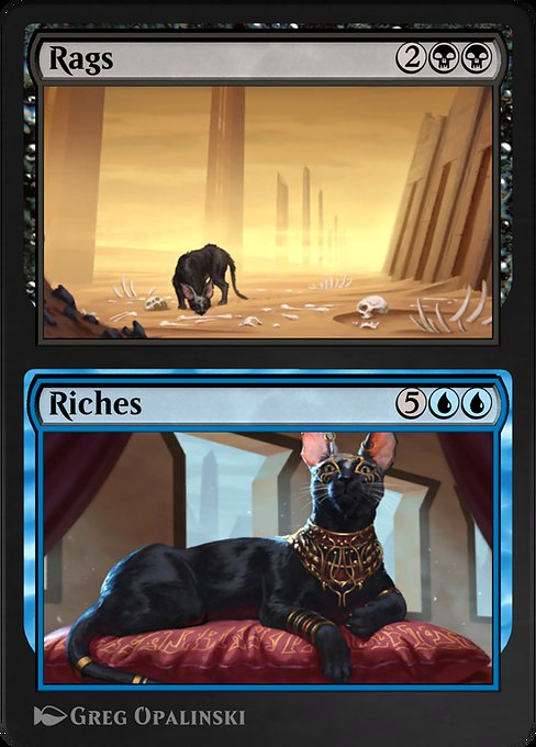 Rags // Riches highlighted card art