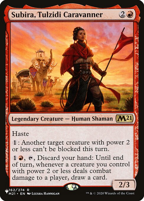 Subira, Tulzidi Caravanner highlighted card art