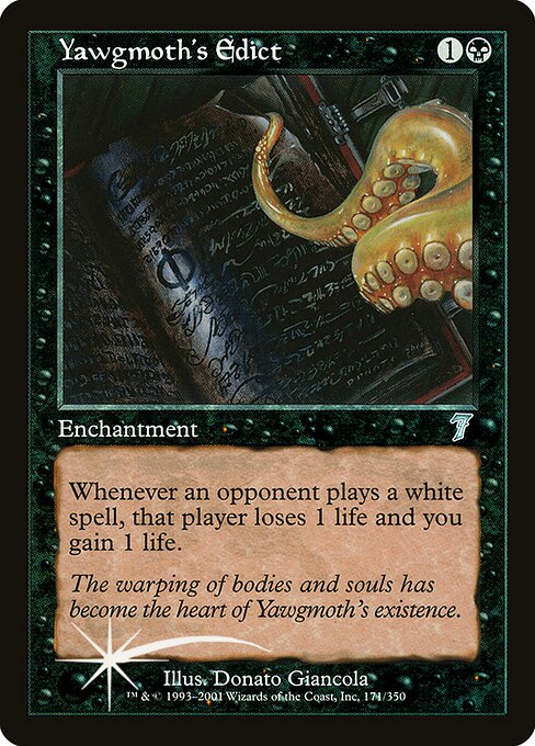 Yawgmoth's Edict highlighted card art