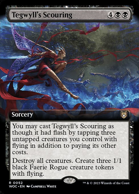 Tegwyll's Scouring highlighted card art