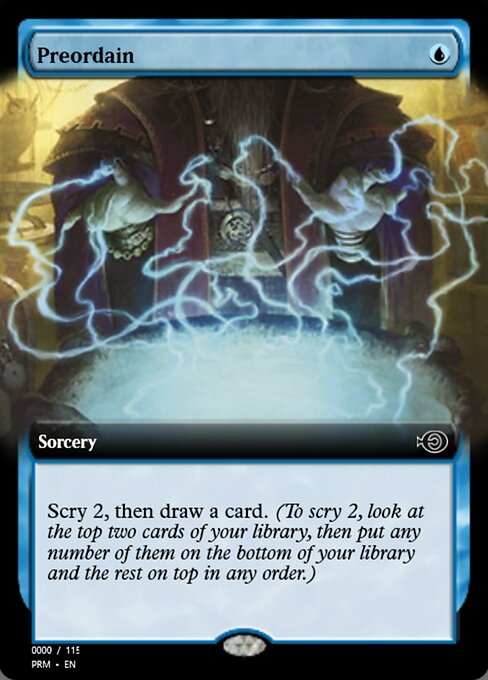 Preordain from Magic Online Promos