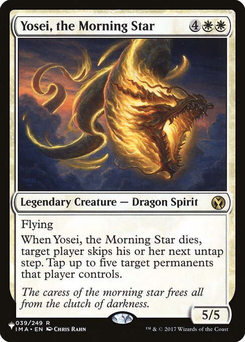 Yosei, the Morning Star highlighted card art