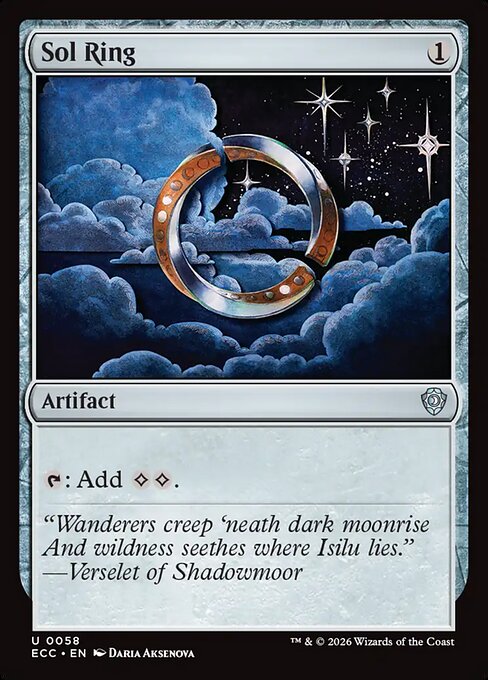 Sol Ring from Lorwyn Eclipsed Commander