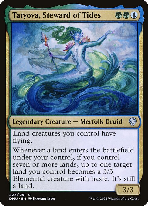 Tatyova, Steward of Tides highlighted card art