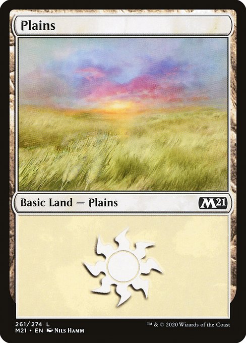 Plains from Core Set 2021