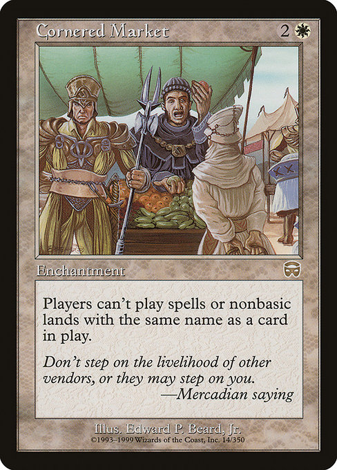 Cornered Market highlighted card art