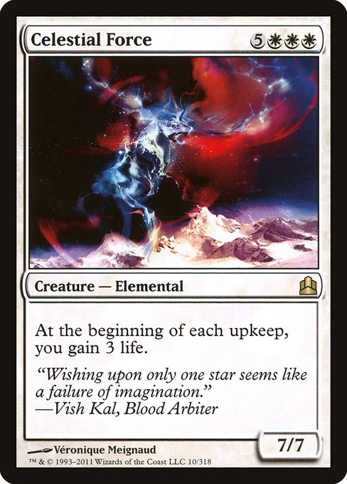 Celestial Force highlighted card art