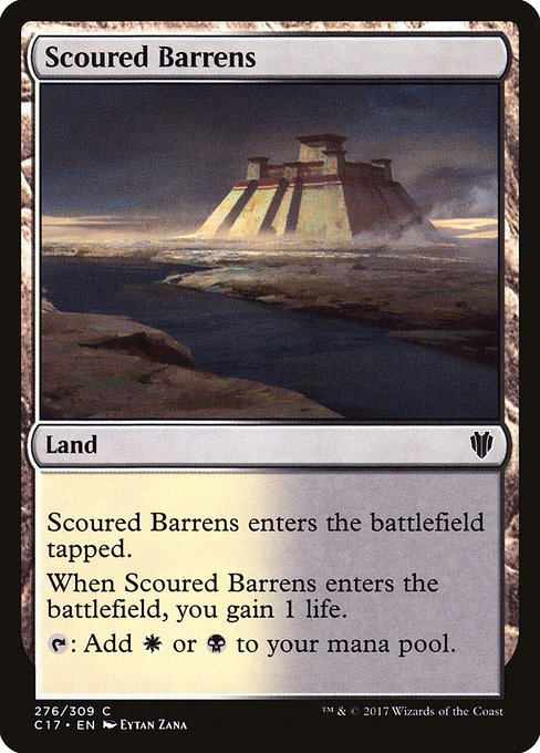 Scoured Barrens from Commander 2017