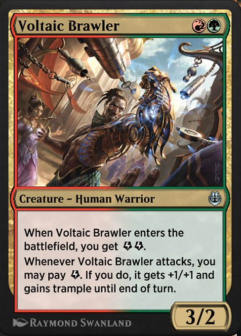 Voltaic Brawler highlighted card art
