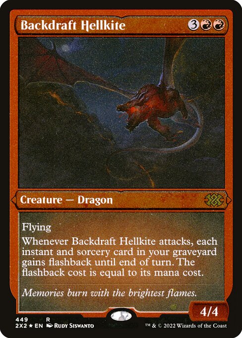 Backdraft Hellkite highlighted card art
