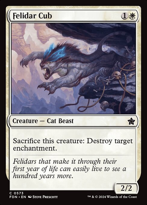 Felidar Cub highlighted card art
