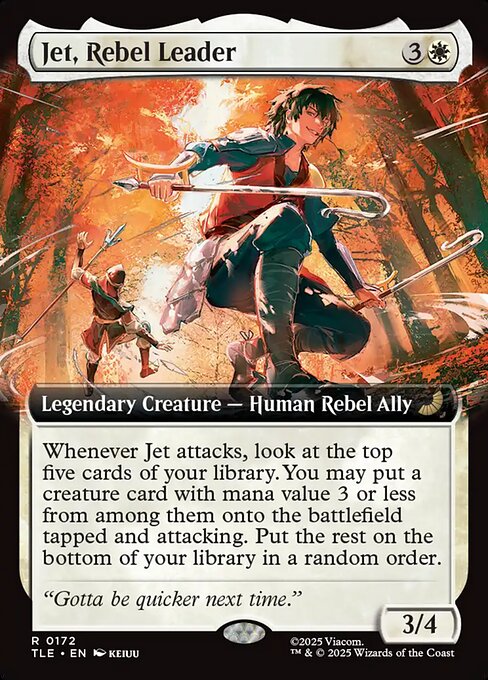 Jet, Rebel Leader from Avatar: The Last Airbender Eternal