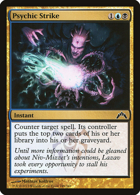 Psychic Strike highlighted card art