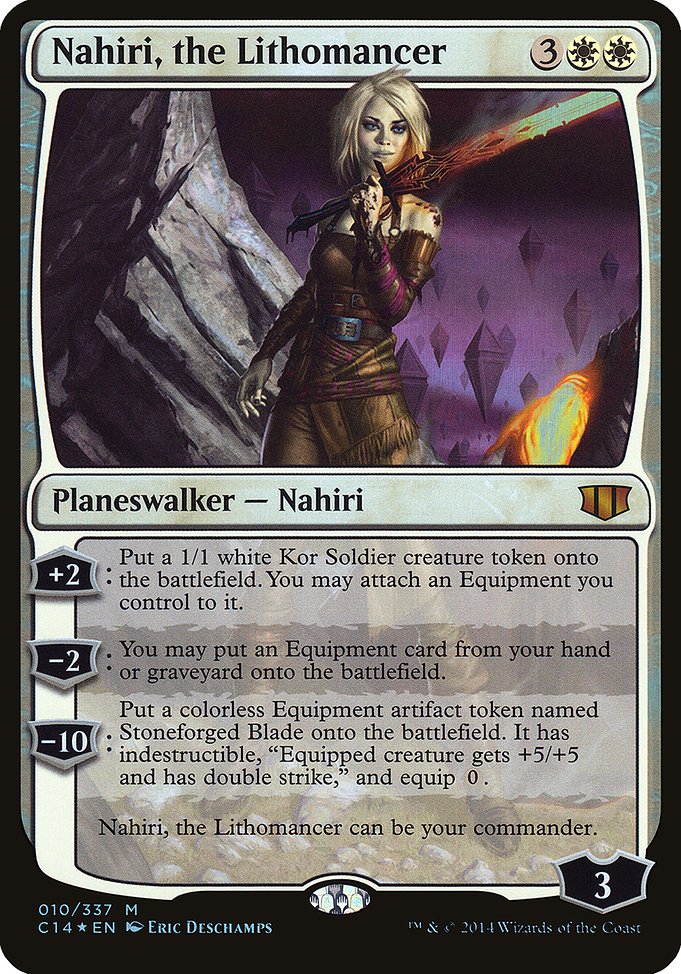 Nahiri, the Lithomancer from Commander 2014 Oversized