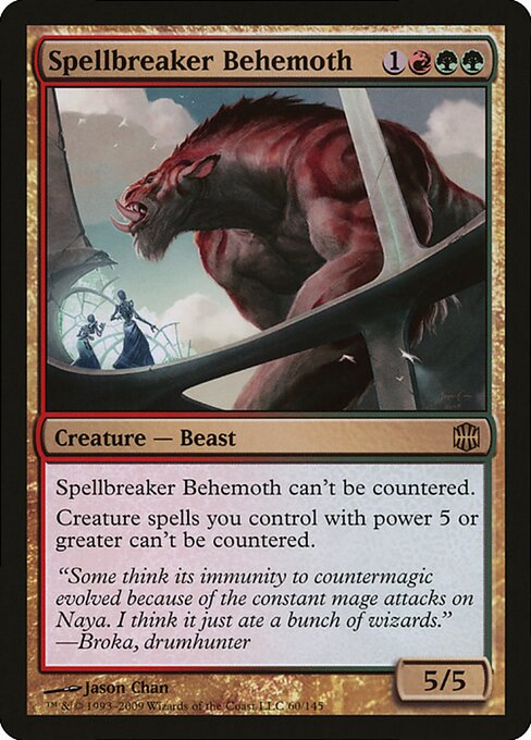Spellbreaker Behemoth from Magic Player Rewards 2009