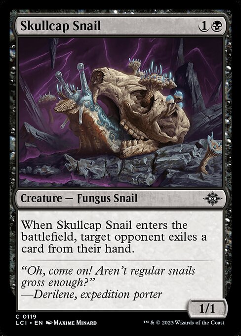 Skullcap Snail highlighted card art