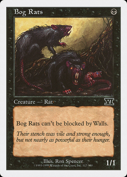 Bog Rats highlighted card art