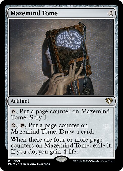 Mazemind Tome from Commander Masters