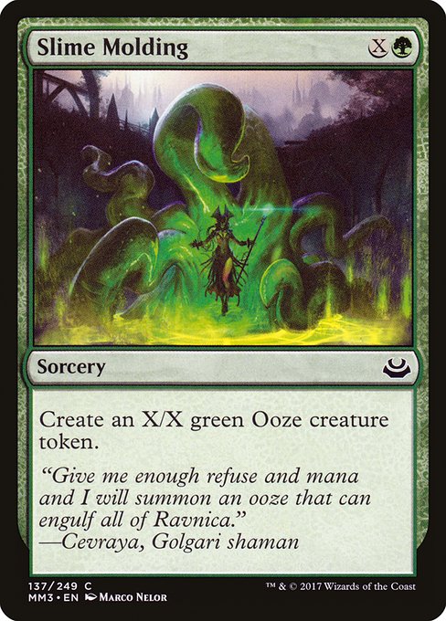 Slime Molding highlighted card art