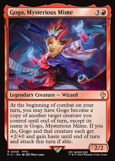 Gogo, Mysterious Mime highlighted card art