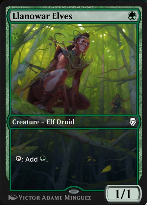 Llanowar Elves from MTG Arena Promos