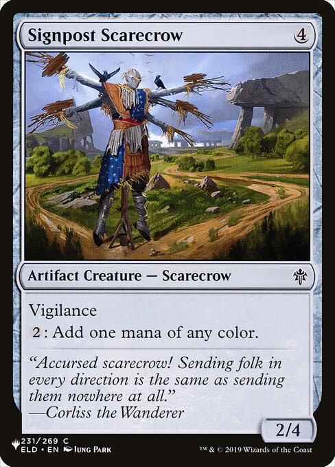Signpost Scarecrow highlighted card art