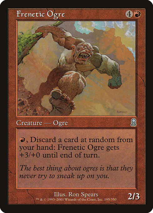 Frenetic Ogre highlighted card art