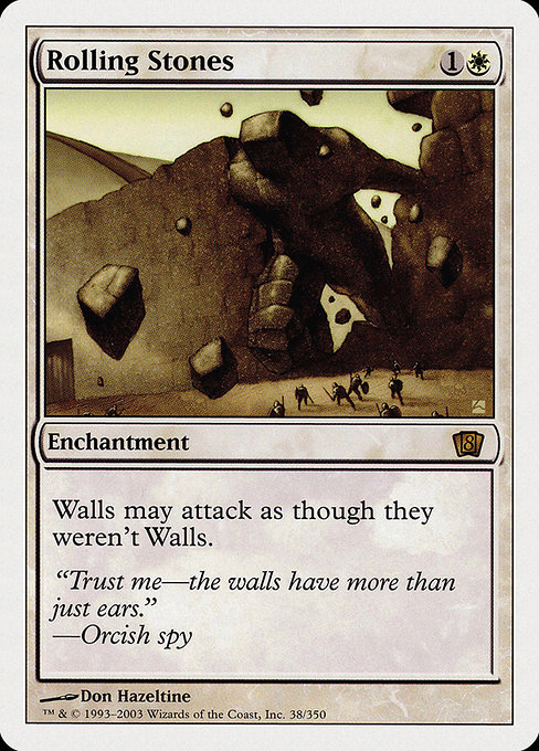 Rolling Stones highlighted card art