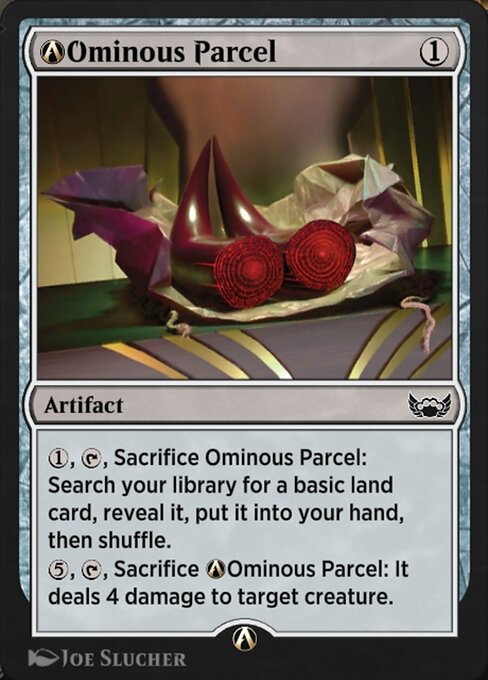 A-Ominous Parcel highlighted card art