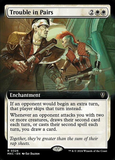 Trouble in Pairs highlighted card art