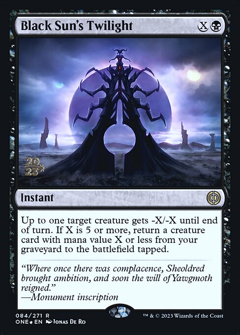 Black Sun's Twilight highlighted card art