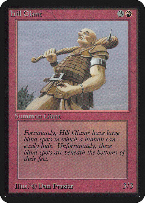 Hill Giant from Limited Edition Alpha