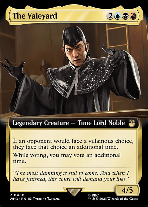 The Valeyard highlighted card art