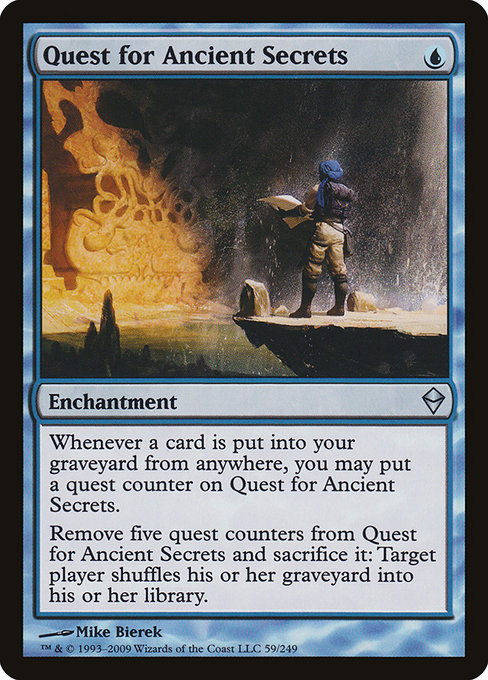 Quest for Ancient Secrets highlighted card art