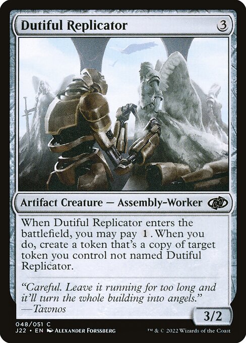 Dutiful Replicator highlighted card art