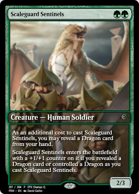Scaleguard Sentinels highlighted card art