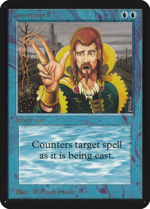 Counterspell from Limited Edition Alpha