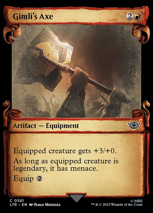 Gimli's Axe highlighted card art