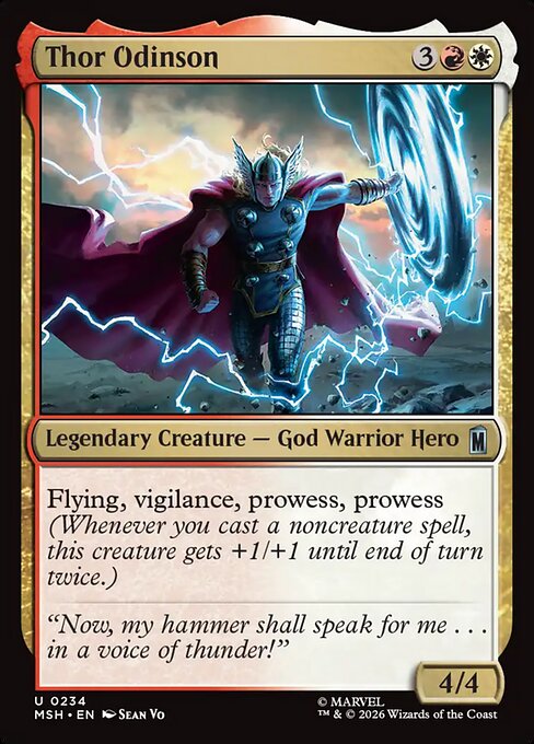 Thor Odinson from Marvel Super Heroes
