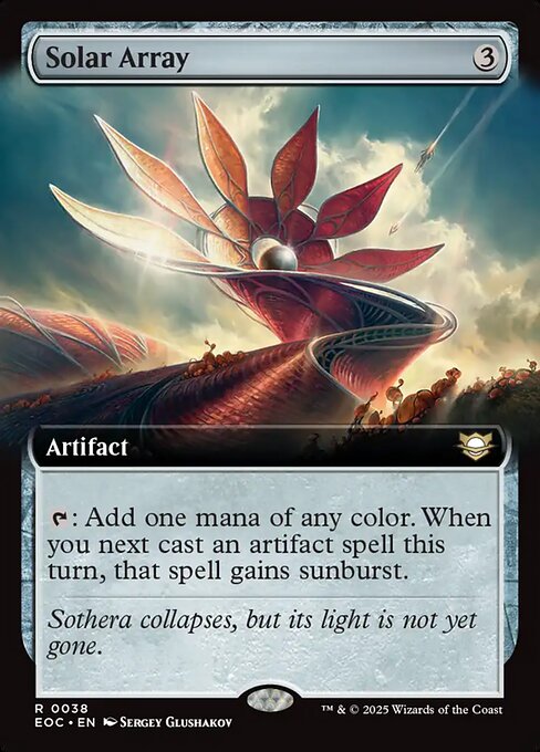 Solar Array from Edge of Eternities Commander