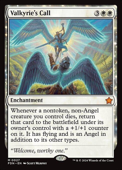 Valkyrie's Call highlighted card art