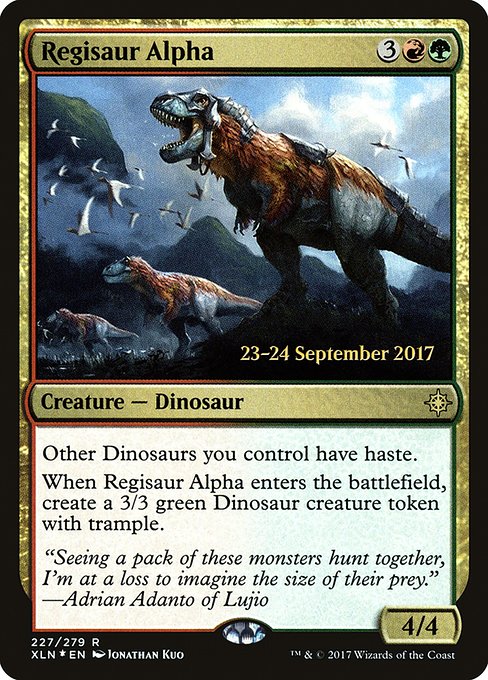 Regisaur Alpha from Ixalan Promos