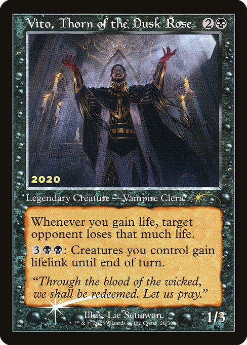 Vito, Thorn of the Dusk Rose from 30th Anniversary Play Promos