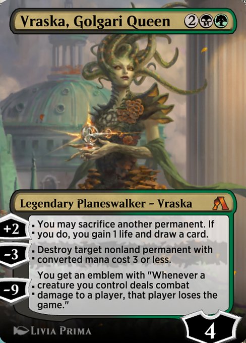 Vraska, Golgari Queen from MTG Arena Promos