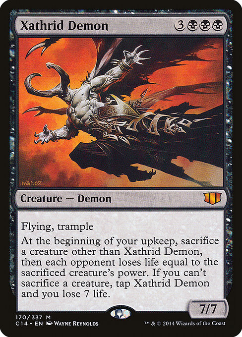 Xathrid Demon highlighted card art